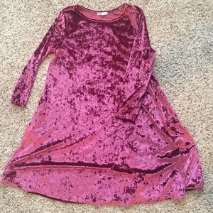 EUC velvet Honey&Lace dress